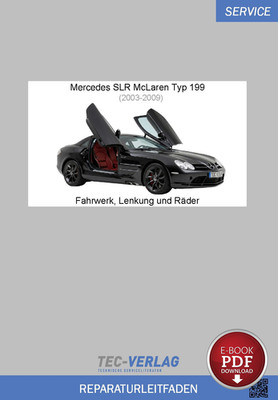 PDF Mercedes SLR McLaren (2003-2009) Reparaturanleitung Fahrwerk, Lenkung u...