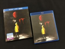 It Blu-ray  DVD, 2017 w/ Slipcover Bill Skarsgard Finn Wolfhard FREE SHIPPING