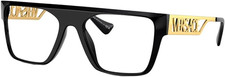 Versace VE 3326U GB1 Black/Gold Plastic Recta...