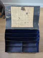 Vintage Metal File Box 32(W) X  19(D) X  23(H) CM