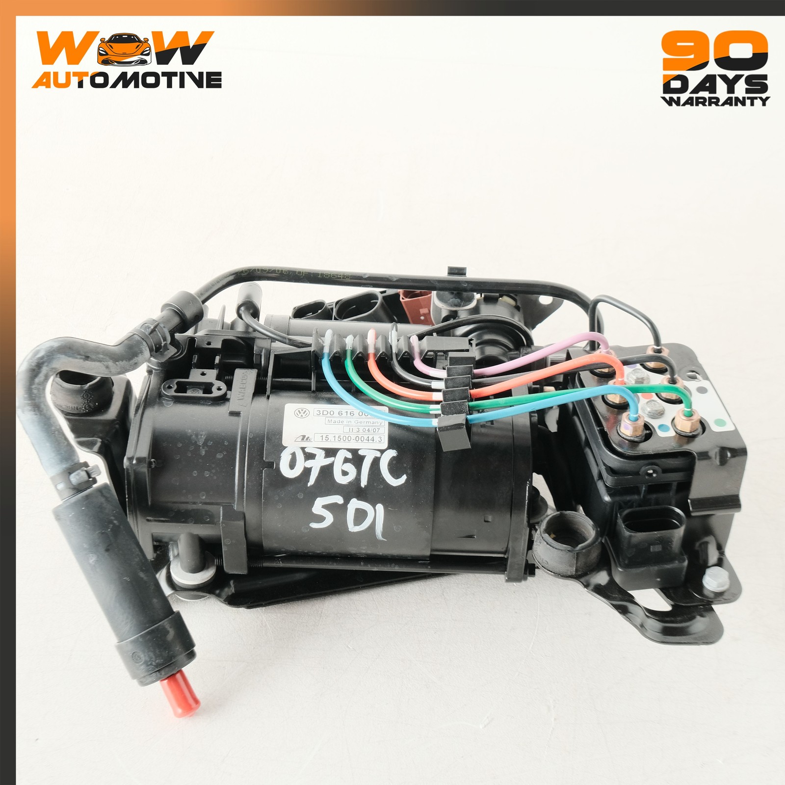 07-13 BENTLEY CONTINENTAL GTC AIR SUSPENSION COMPRESSOR PUMP ASSEMBLY OEM