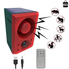 Versatile Solar-Powered Motion Sensor Alarm with Recording USB Backup