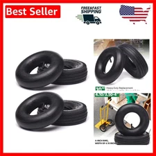 2 Pack 10" Heavy-Duty All-Purpose Replacement Tire & Tube Set - Puncture Resi...