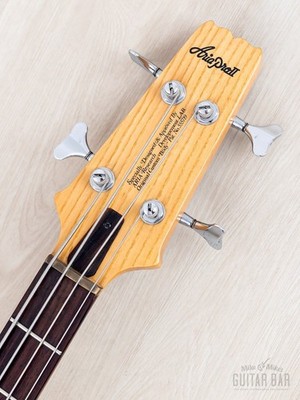 1981 Aria Pro II SB-700 Vintage Neck Through Bass Natural, Japan