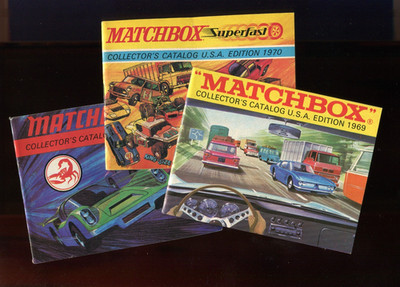 1969/1970/1971 MATCHBOX Collectors Catalogues U.S.A. Editions ...4.25 x 5.5'' OSS