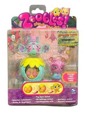Zoobles Spring To Life Azoozia Milton #091 Danby #092