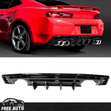 Fits 16-24 Chevy Camaro Ss Lt Ls Rear Bumper Lip Diffuser Spoiler 1pc Gbk Pp Fits 16-24 Chevy Camaro Ss Lt Ls Rear Bumper Lip Diffuser Spoiler 1pc Gbk Pp