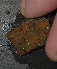 9.8ct BRIGHT 5/5 Koroit ROUGH Matrix Boulder Opal Specimen with Green/Blue Flash — photo 4
