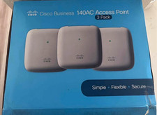 Cisco Business 140AC Wireless Access Point MU-MIMO 3-Pack White