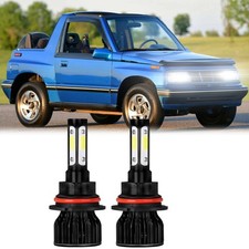 Para GEO TRACKER 1989-1997 2 piezas 9004 9007 faros delanteros LED haz alto/bajo