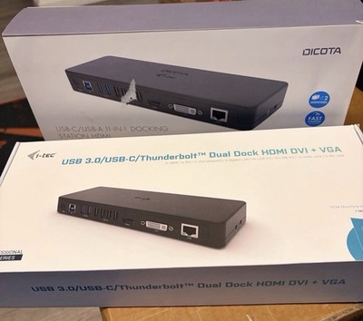 i-tec USB-C / USB 3.0 / Thunderbolt Dual Dock   Dockingstation