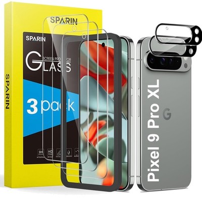 Kompatibles Schutzglas Set für Google Pixel 9 Pro XL mit Installationshilfe