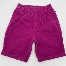 Vintage Esprit Corduroy Shorts Juniors 9" Inseam 90s Colorful Bright Funky Bold