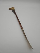 Vintage Shoe Horn Horse With Hat Handle Plastic Bakelite Wood