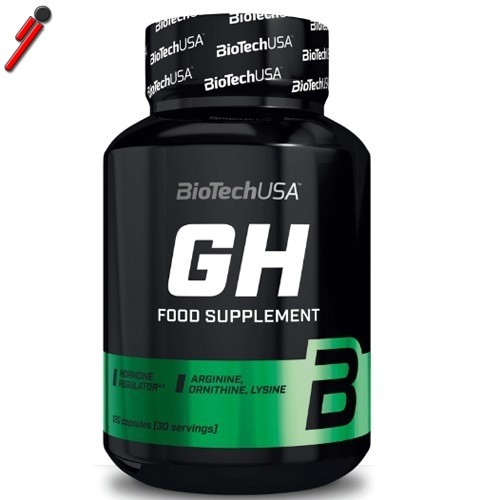 BioTech Usa, GH, 120 cps Arginina Ornitina Vitamina B6 Aminoacidi