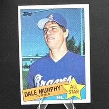 Topps 1985 Topps Dale Murphy All Star #716 Braves Major League Baseball Card