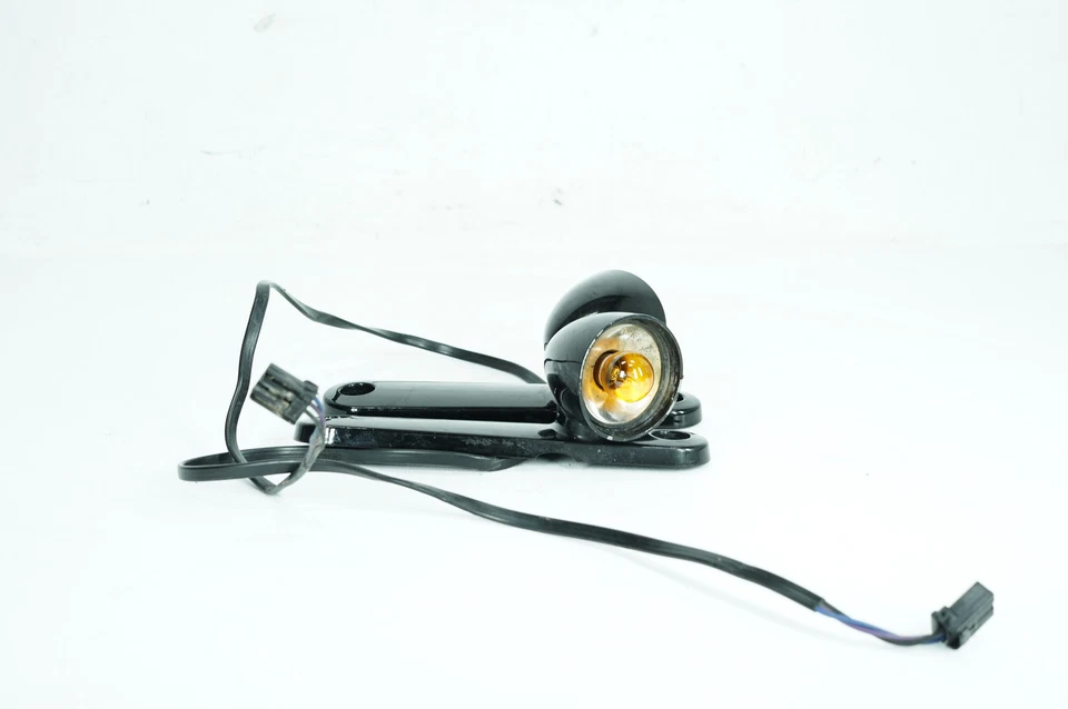 13 Harley Touring FLHX Street Glide OEM Front Left Right Turn Signal Indicators - Image 2 of 4