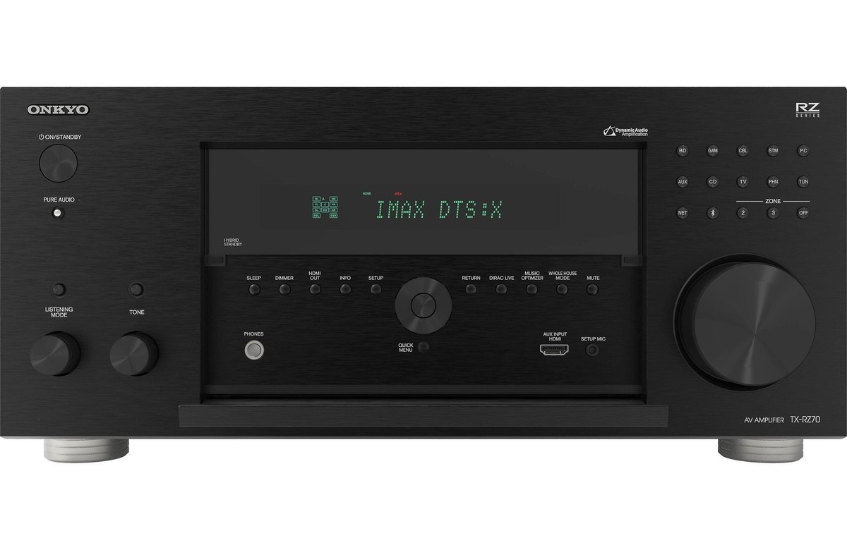 Onkyo TX-RZ70 11.2-Channel Home Theater Receiver with Wi-Fi