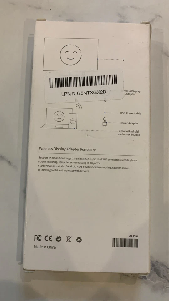 Wireless HDMI Display Dongle Adapter- Compatible with Android iOS, Windows MacOS - Image 2 of 3