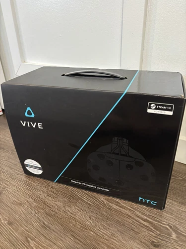 HTC Vive Virtual Reality Headset Wired Rare Cib Barely Used