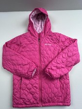 Columbia Jacket Girls XL 18/20 Pink Fleece Li...