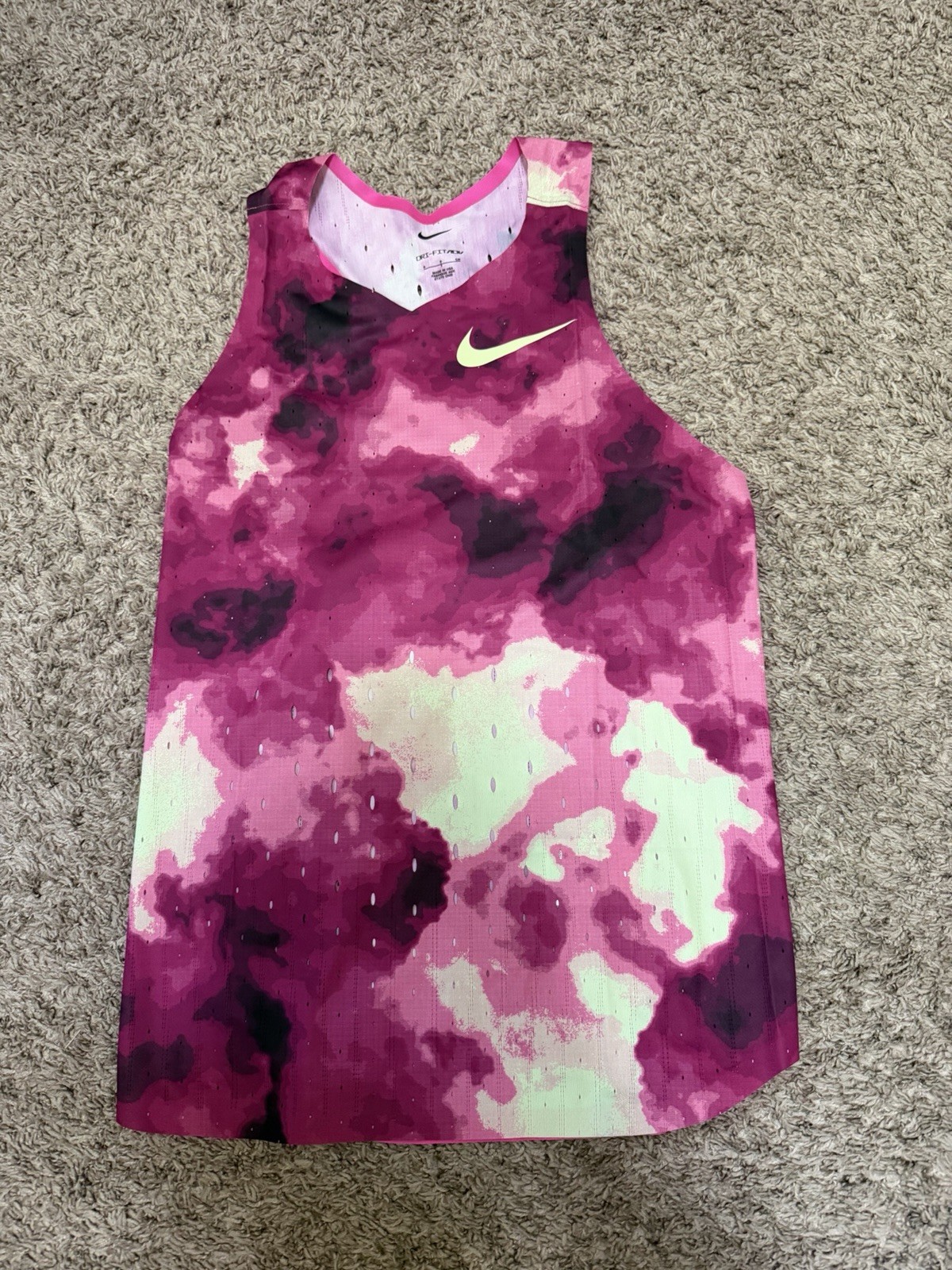 Nike 2024 Pro Elite Running Singlet Dri-Fit ADV FD5782-617 Men’s Size Small RARE