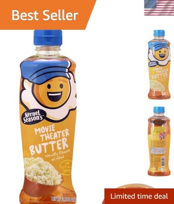 Kernel Seasons 13.75 oz Movie Theater Butter Oil - Perfect for Popping & Topping