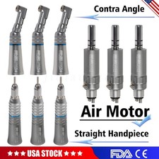 NSK Style Dental Slow Low Speed Handpiece Straight Contra Angle Air Motor 4H/2H