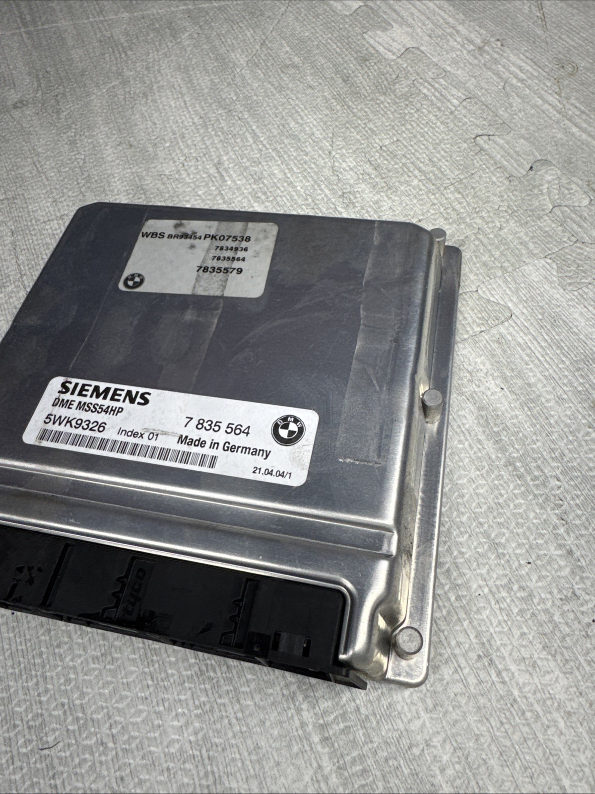 01-06 BMW E46 M3 S54 OEM ENGINE DME ECU COMPUTER MSS54HP