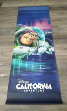Buzz Lightyear WORLD OF COLOR Disney DISNEYLAND Park Used PIXAR Banner SIGN Prop