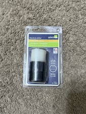 Leviton 15 Amp 250-Volt NEMA 6-15R Straight Blade Connector, 5669-CS