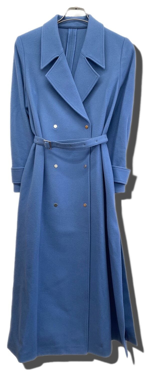 Ameri Belted Flare Long Coat 1920730530 Size:M 68… - image 1