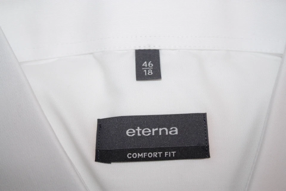 ETERNA! HERRENHEMD FREIZEITHEMD BUSINESS WEIß BRUSTTASCHE 46/18 NEUWERTIG! - Bild 4 von 4