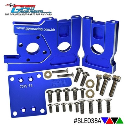 GPM Aluminum 7075 Quick Release Motor Mount Base TRAXXAS 1/8 Sledge 9584