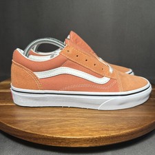 Vans Old Skool Shoes Girls Size 5 Junior Sneakers Peach NEW Off The Wall