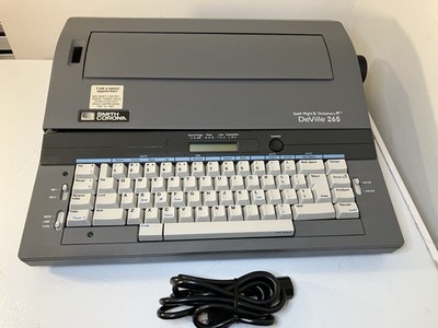 Vintage Smith Corona Deville 265 Spell-Right Electronic Typewriter - W/Case