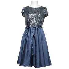 Swing Curve, Cocktailkleid, Größe: 48, Blau/Silber, Elasthan/Polyester #Xbu