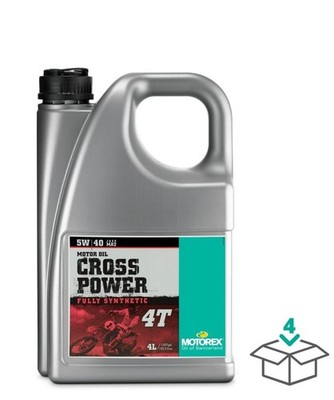 Motorex Cross Power 4T 5W40 Fully Synthetic Oil 4 Liter 305678