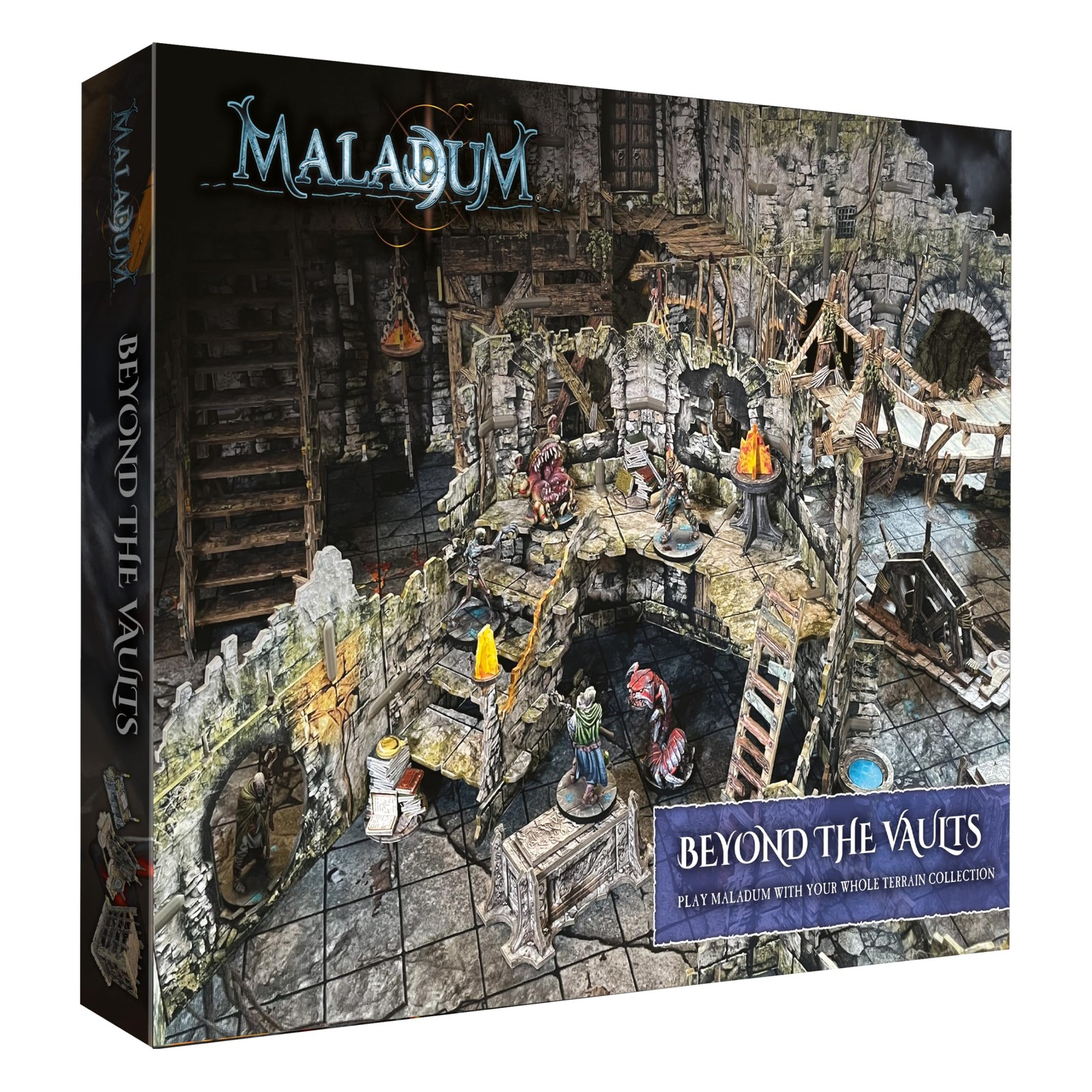 Maladum Beyond The Vaults - Fantasy Dungeon Crawler Game Immersive Terrain Solo 9490₽