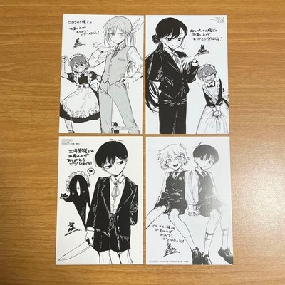 OMORI Volume 2 Illustration card Set of 4 Bonus Only Manga Kodansha Japan NEW