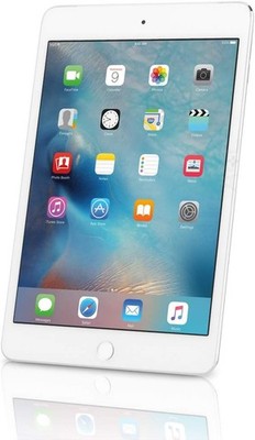 Apple iPad Mini 4 Wi Fi + 4G 64GB   Silver  Unlocked -VERY GOOD