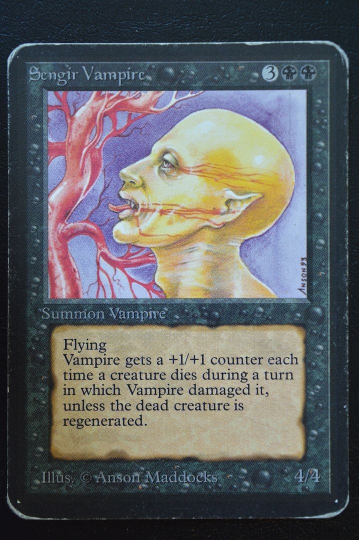 Magic MTG Sengir Vampire EN HP Alpha Edition