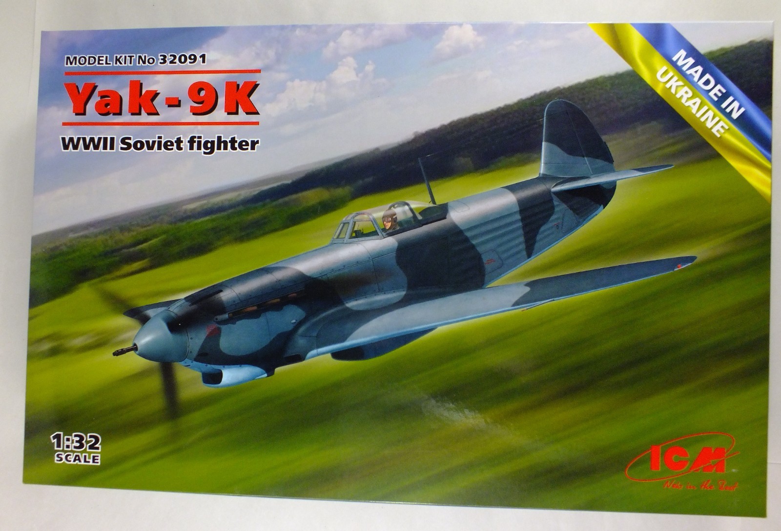 ICM 1:32 Yak-9K WWII Russian Fighter 32091 *Sealed Bags*