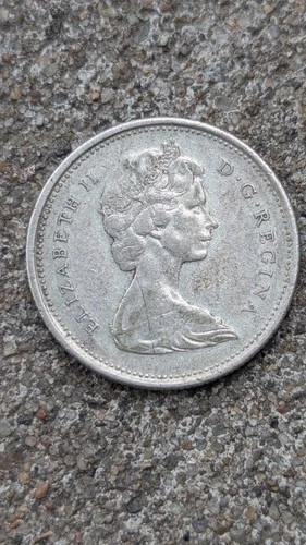 1965 Canada Canadian Caribou Quarter 25 Cents Elizabeth II 80% Silver