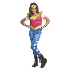 Wonder Woman Kinderkostüm | DC Super Hero Girls Mädchen Overall | Größe S