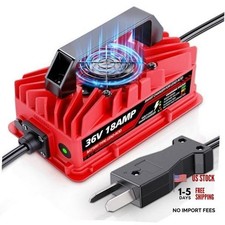 18 Amp 36V Golf Cart Battery Charger Red - Acid  Yamaha EZGO  Yamaha