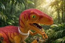 Vintage Jurassic Park JP10 Dinosaur Dino Scream Velociraptor 1993 Kenner