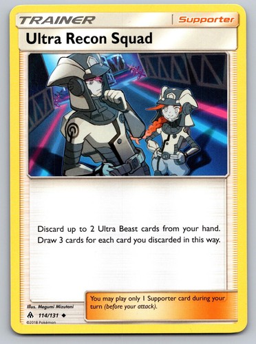 Ultra Recon Squad 114/131 Uncommon Forbidden Light Pokemon Lightly Played