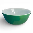 PYREX 403 Green Mixing Nesting Bowl 2½ qt Primary Colors Vintage Made In USA (1)