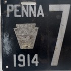 Pennsylvania PENNA 1914 State License Plate Tag 76106 — photo 4
